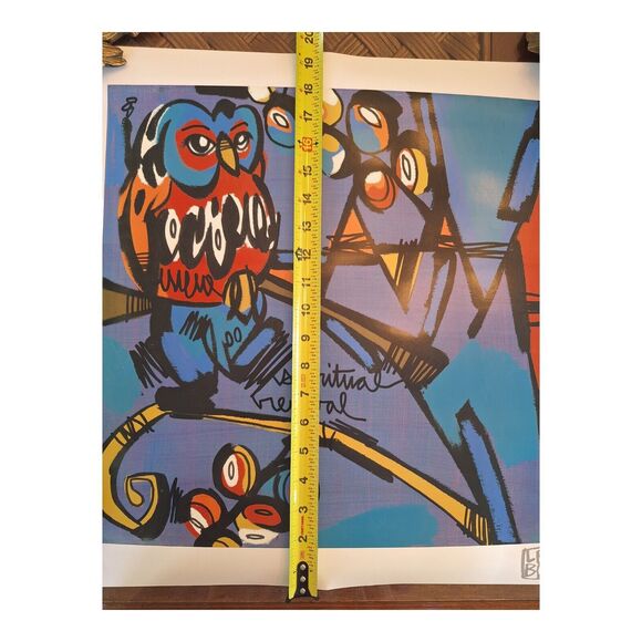 DAVID LE BATARD LEBO ART A SPIRITUAL REVIVAL With Certificate of Authenticity - Picture 6 of 9